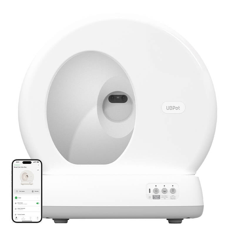 Caixa de areia autolimpante UBPet C10 Pro com câmara